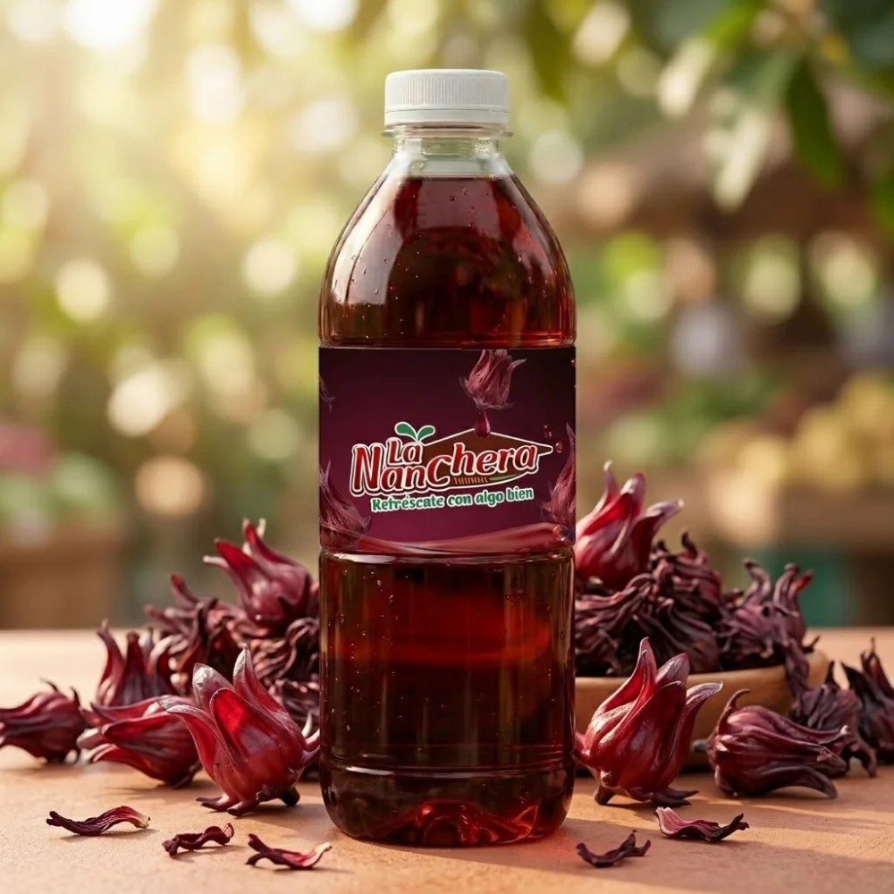 Botella de Jamaica La Nanchera